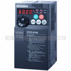 三菱變頻器FR-E720-0.1K日本原裝，電源三相220V,